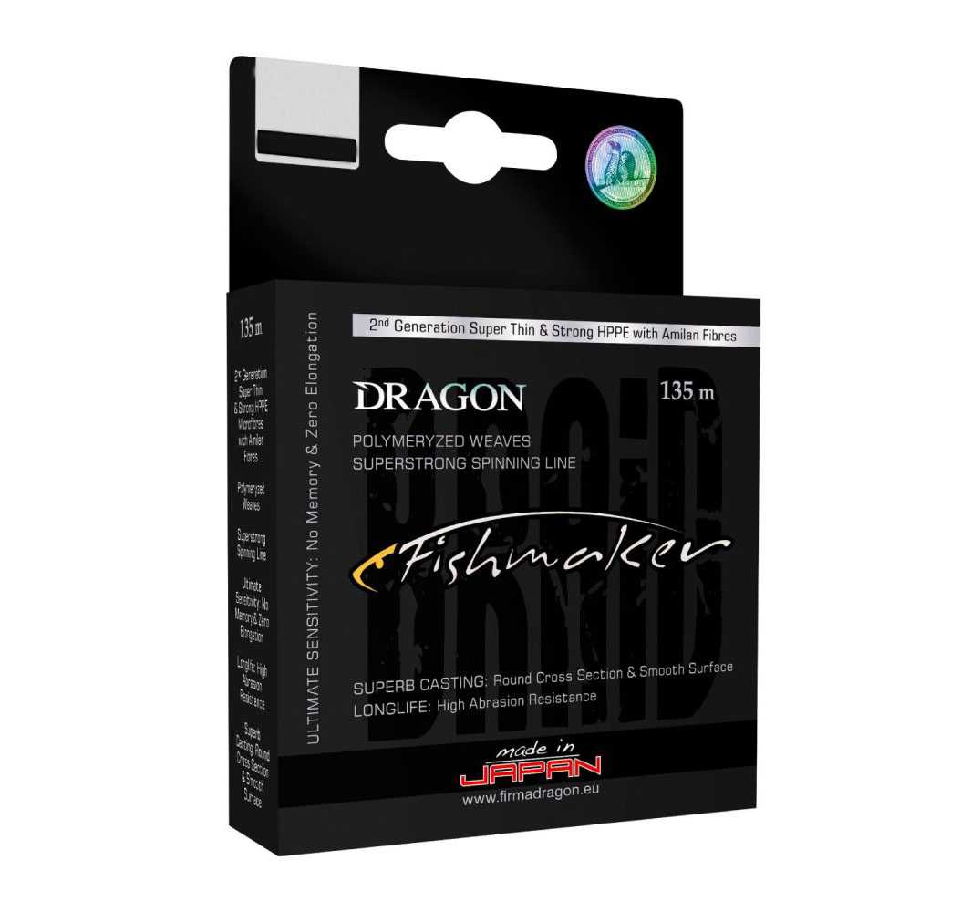 

Шнур Dragon Fishmaker (135m Gray 0,14mm 12.90kg) 41-04-0 / 6