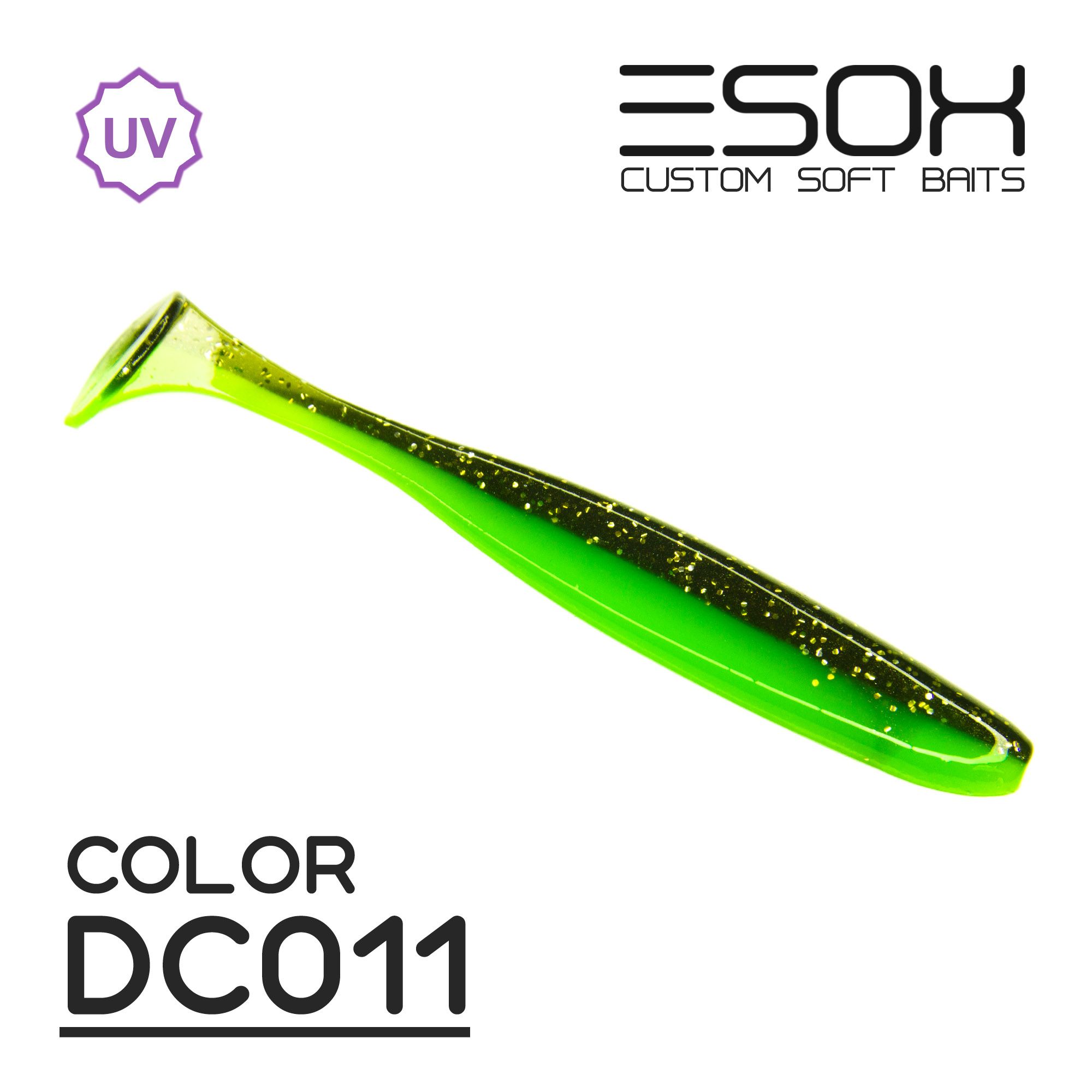 

Силиконовая приманка Esox Sheasy 112 мм цвет dc011 4 шт, Разноцветный, Sheasy