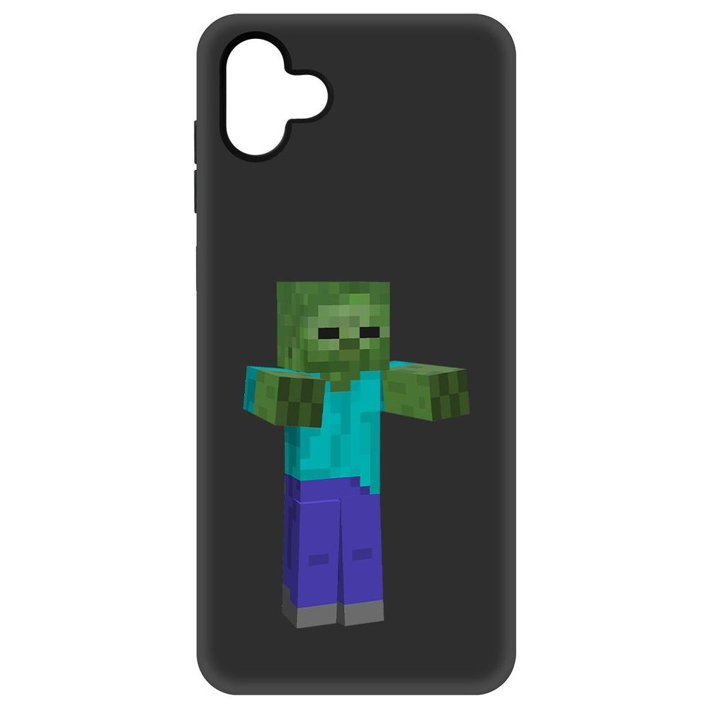 

Чехол-накладка Софт Minecraft-Гигант для Samsung Galaxy A04 (A045), Черный