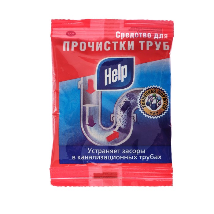 фото Средство для прочистки труб help 90 г