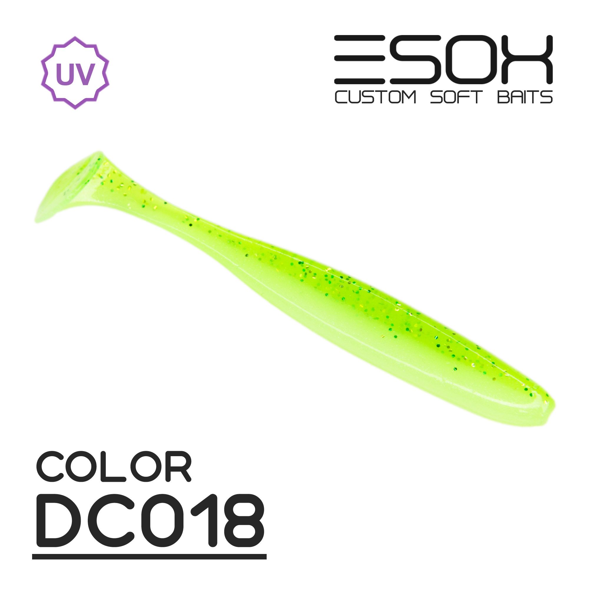 

Силиконовая приманка Esox Sheasy 92 мм цвет dc018 5 шт, Разноцветный, Sheasy