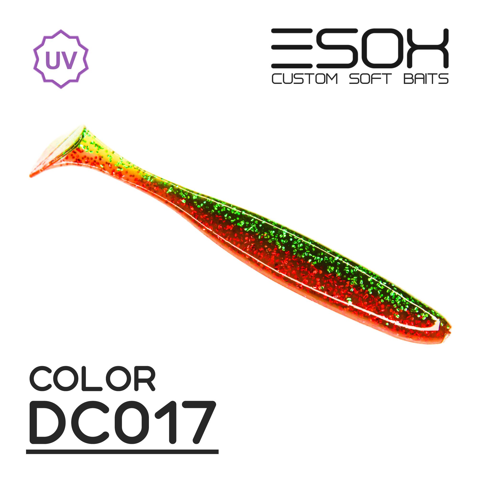 

Силиконовая приманка Esox Sheasy 92 мм цвет dc017 5 шт, Разноцветный, Sheasy