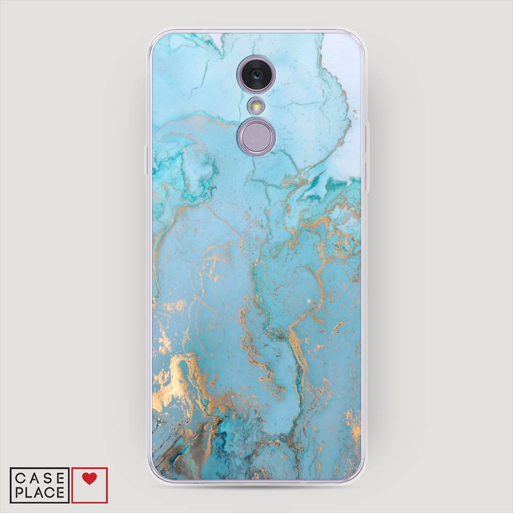 

Чехол Awog на LG Q7 (Plus, Alpha) "Голубой мрамор рисунок", 83550-3