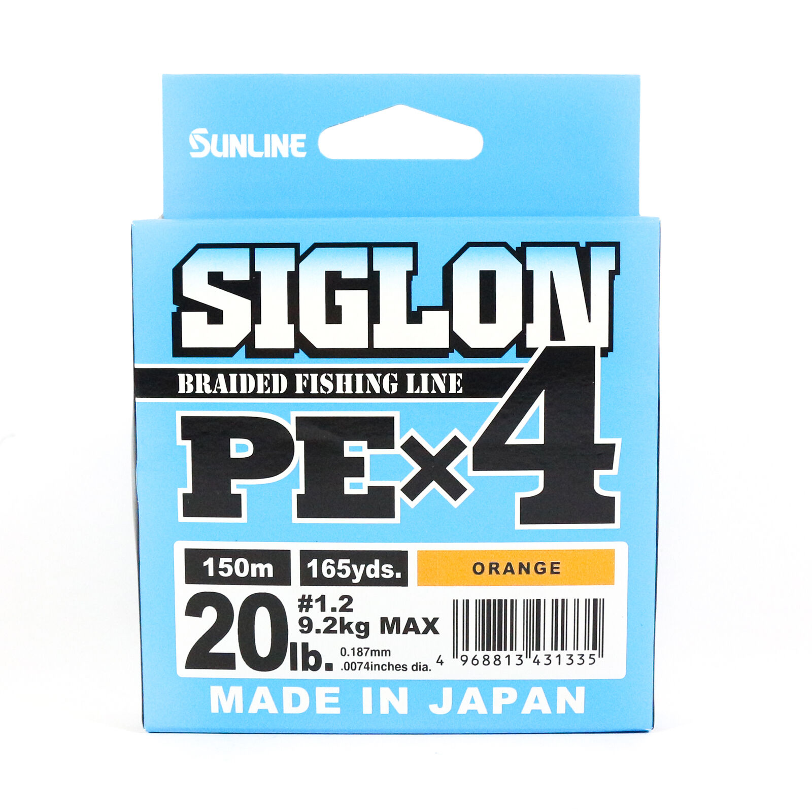 

Леска плетеная SunLine Siglon PE X4 0,19 мм, 150 м, 9,2 кг, orange, Оранжевый, Siglon PE X4