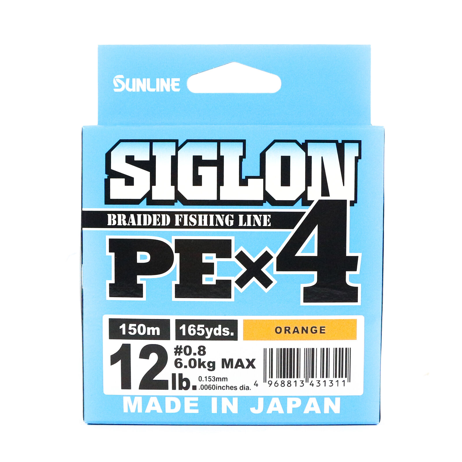 

Леска плетеная SunLine Siglon PE X4 0,15 мм, 150 м, 6 кг, orange, Оранжевый, Siglon PE X4