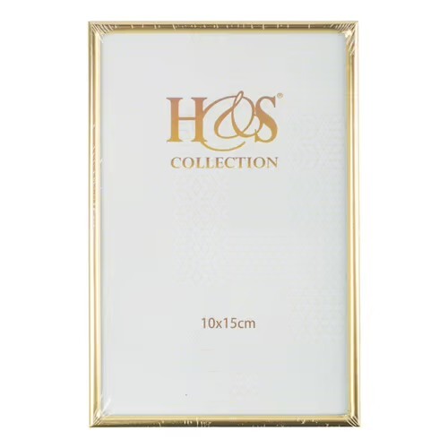 

Фоторамка H&S Collection золотая 10 х 15 cм