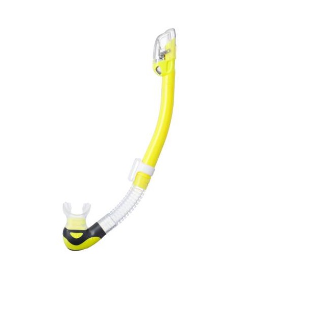 Трубка TUSA Hyperdry Elite ll / 15 цветов цв.жёлтый, прозрачный силикон