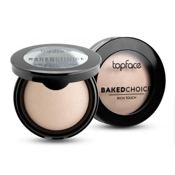 

Пудра TopFace Baked Choice Rich Touch Powder тон 002 бежевый