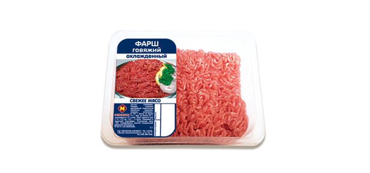 

Фарш говяжий Останкино охлажденный 500 г
