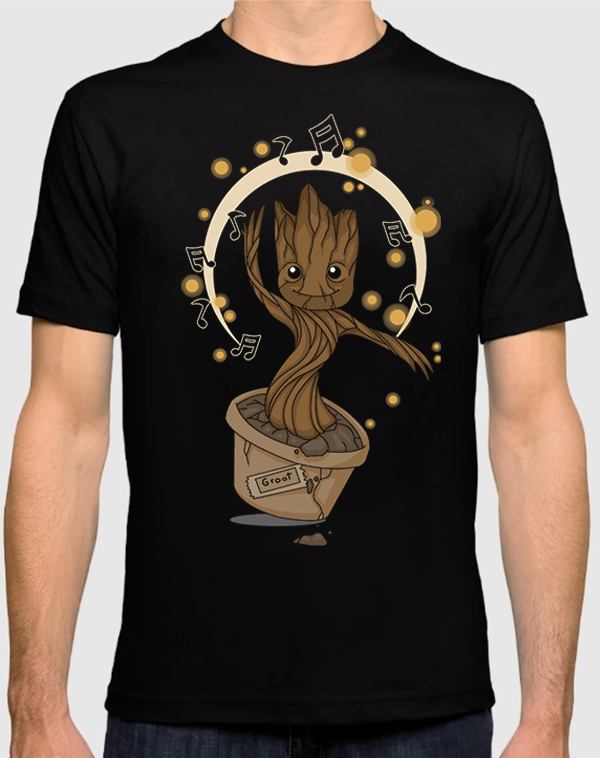 

Футболка мужская Dream Shirts Малыш Грут 10009052 черная XL, Малыш Грут 10009052