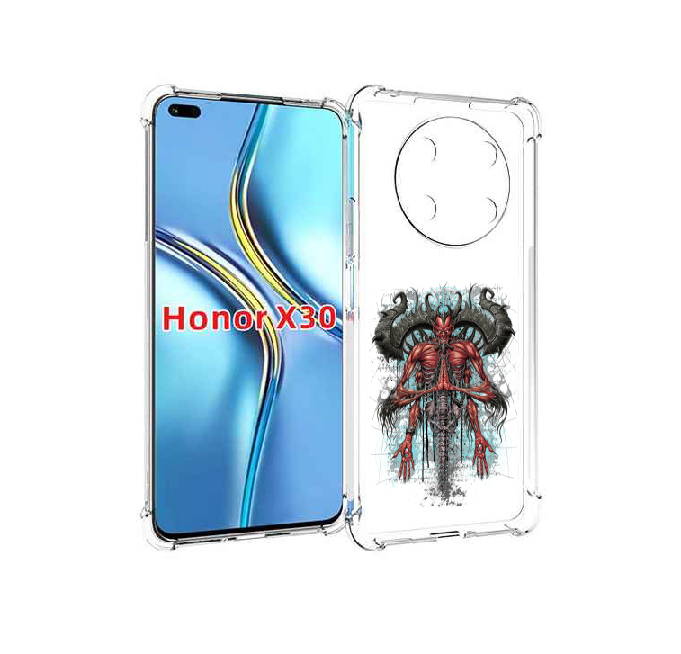 

Чехол MyPads дьявол для Honor X30 / Magic4 Lite 5G, Прозрачный, Tocco