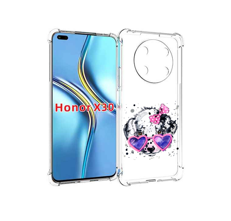 

Чехол MyPads долматинец в очках для Honor X30 / Magic4 Lite 5G, Прозрачный, Tocco