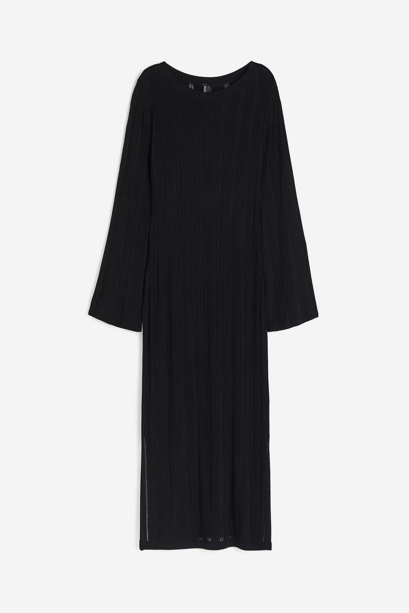 

Платье женское H&M 1225330 черное XS, Черный, 1225330