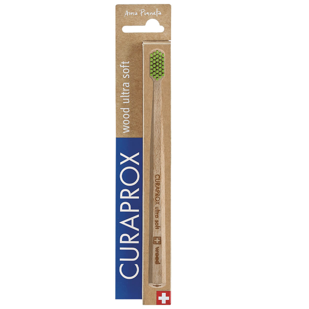 Зубная щетка CS Wood Curaprox, 1 шт щётка зубная curaprox cs wood с деревянной ручкой розовая