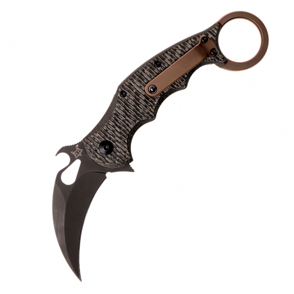 

Туристический нож Fox Knives G7482-OR FX-599TiC, Emerson Wave