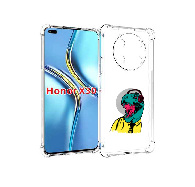 

Чехол MyPads дино для Honor X30 / Magic4 Lite 5G, Прозрачный, Tocco