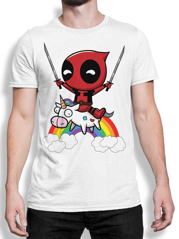 

Футболка мужская Dream Shirts Супергерой на единороге 10009012 белая S, Супергерой на единороге 10009012