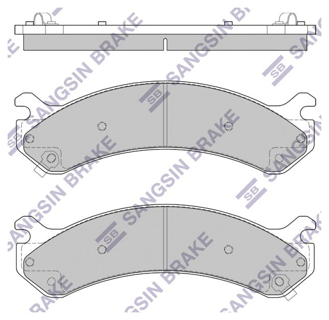 

Тормозные колодки Sangsin brake передние sp1309