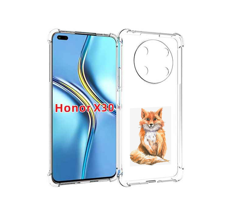 

Чехол MyPads детская лиса для Honor X30 / Magic4 Lite 5G, Прозрачный, Tocco