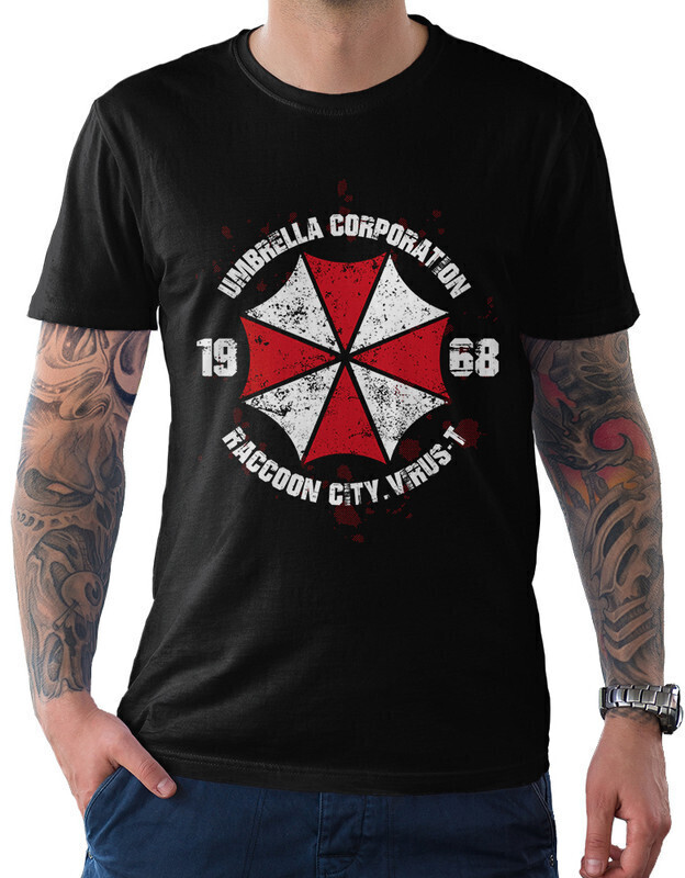 фото Футболка мужская dream shirts umbrella corporation - resident evil 10009002 черная xl