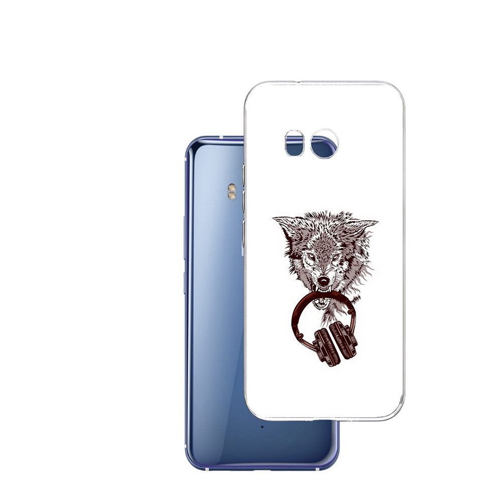 

Чехол MyPads Tocco для HTC U11 дикий волк, Прозрачный, Tocco