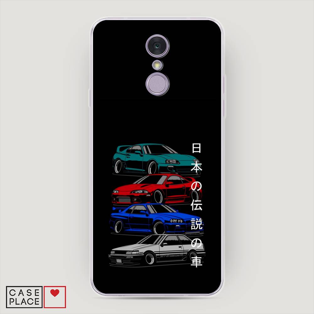

Чехол Awog на LG Q7 (Plus, Alpha) "JDM Legend cars", Зеленый;красный;синий, 83550-5