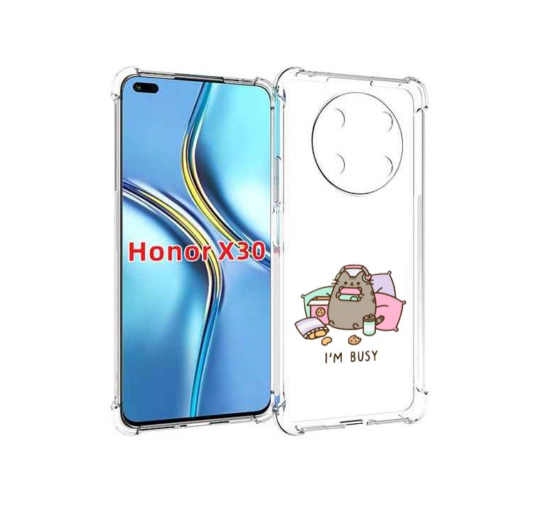 

Чехол MyPads я занятой для Honor X30 / Magic4 Lite 5G, Прозрачный, Tocco