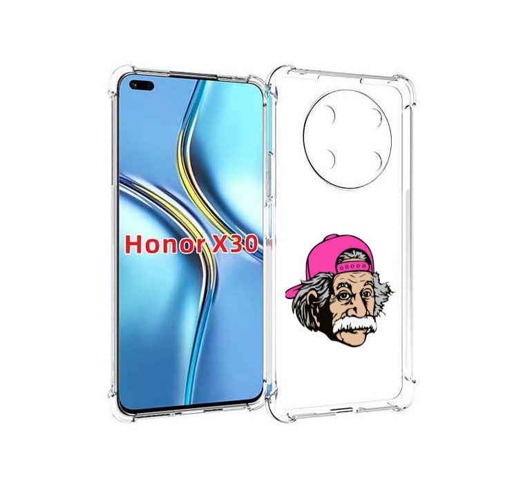 Чехол MyPads энштейн в кепке для Honor X30 / Magic4 Lite 5G