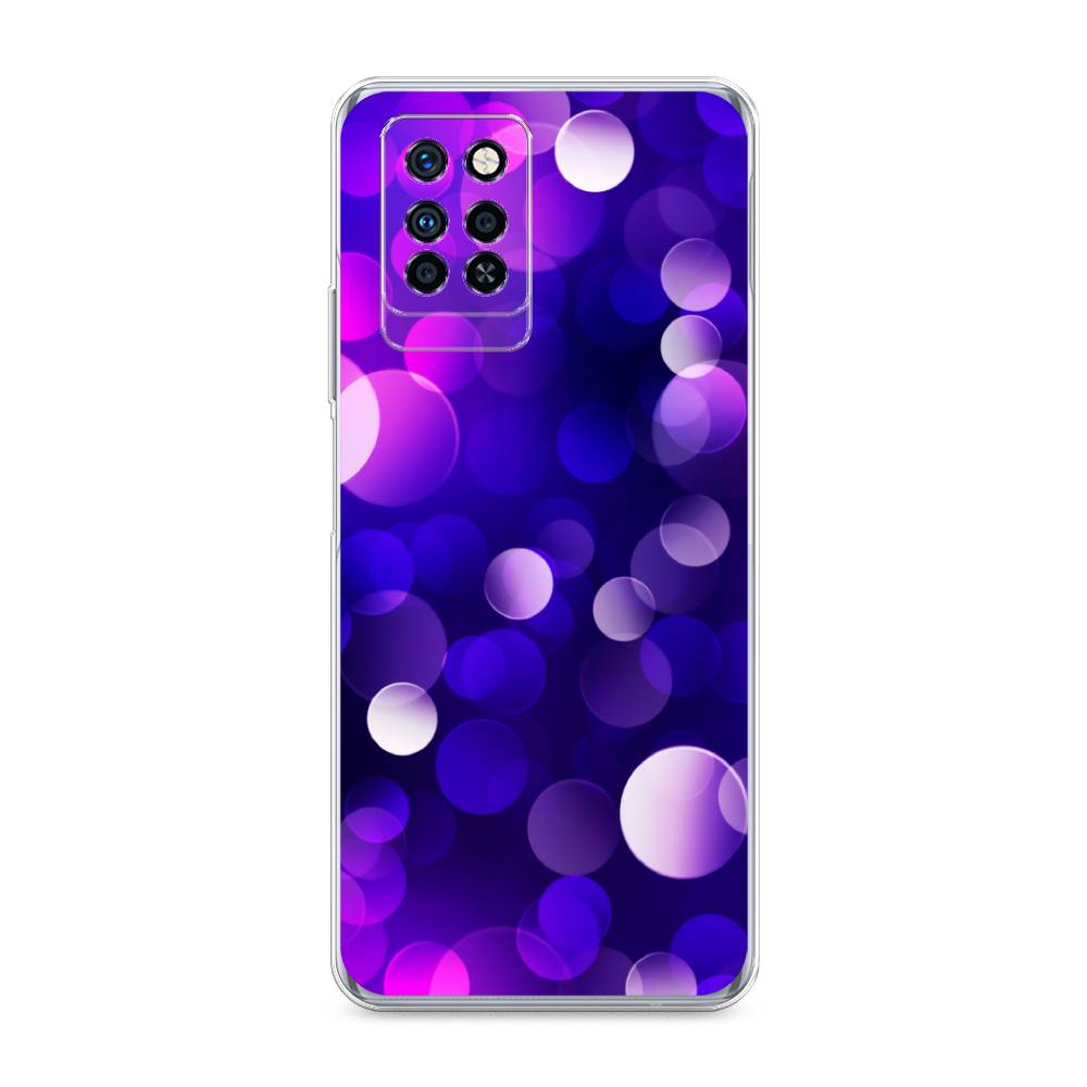 

Чехол на Infinix Note 10 Pro "Абстракция 27", Фиолетовый, 3100150-3