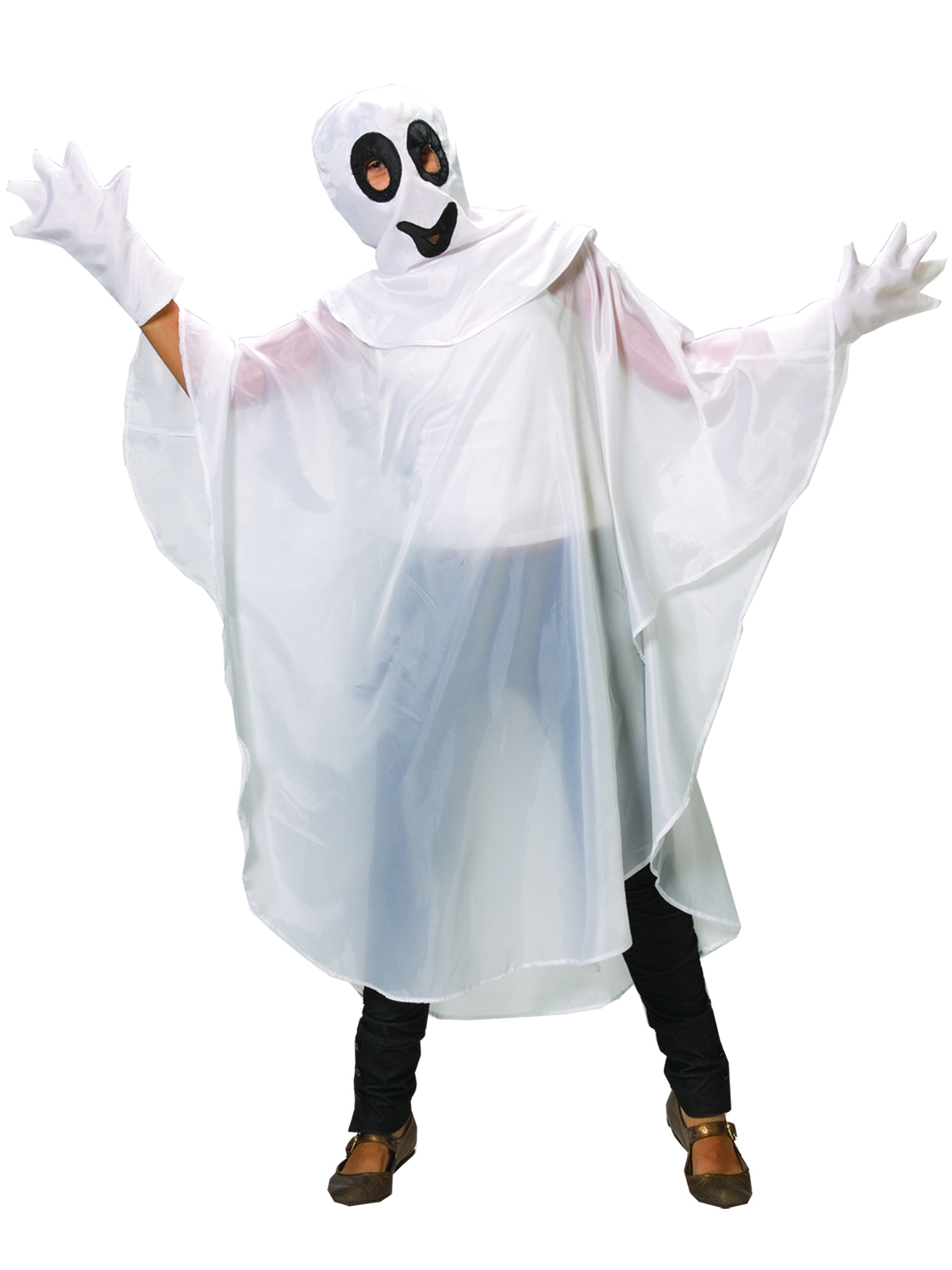 Карнавальный костюм Вестифика Хэллоуин, белый, 140 карнавальный плащ белый со звёздами с капюшоном длина 85 см палка мага