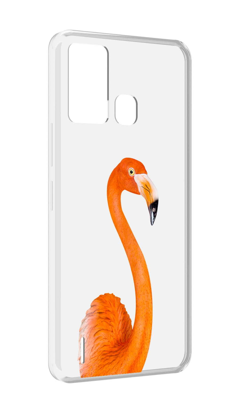 

Чехол MyPads оранжевый-фламинго для ITEL S16 / ITEL Vision 1 Pro, Прозрачный, Tocco
