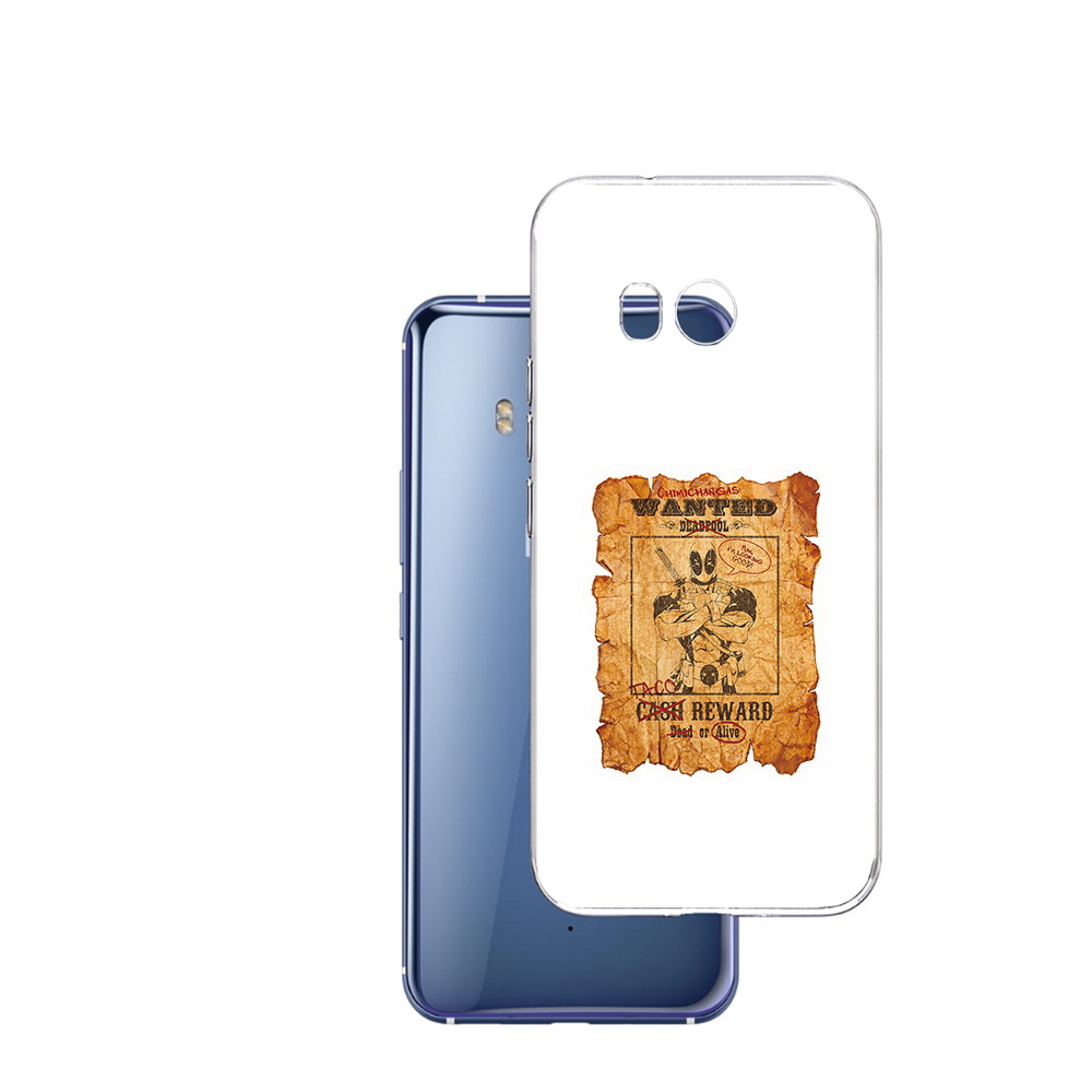 

Чехол MyPads Tocco для HTC U11 дедпул, Прозрачный, Tocco