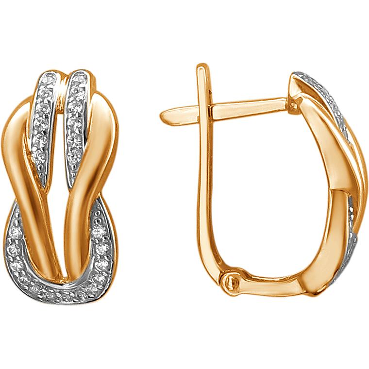 

Серьги женские из золота Эстет 01С1113128Р, фианит, 01С1113128Р