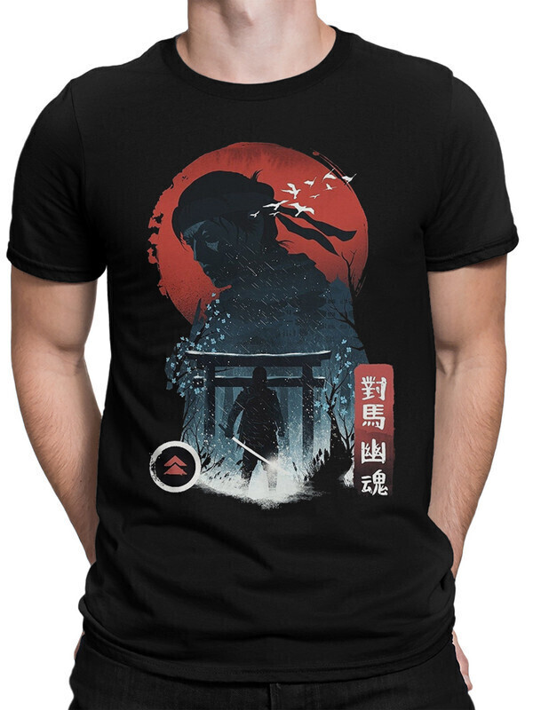 фото Футболка мужская dream shirts ghost of tsushima 10008972 черная m