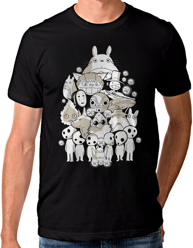 

Футболка мужская Dream Shirts Студия Гибли 10008962 черная XL, Студия Гибли 10008962
