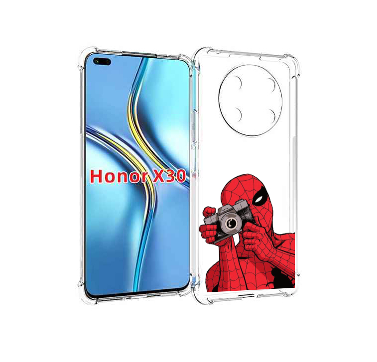 

Чехол MyPads человек паук фотограф детский для Honor X30 / Magic4 Lite 5G, Прозрачный, Tocco