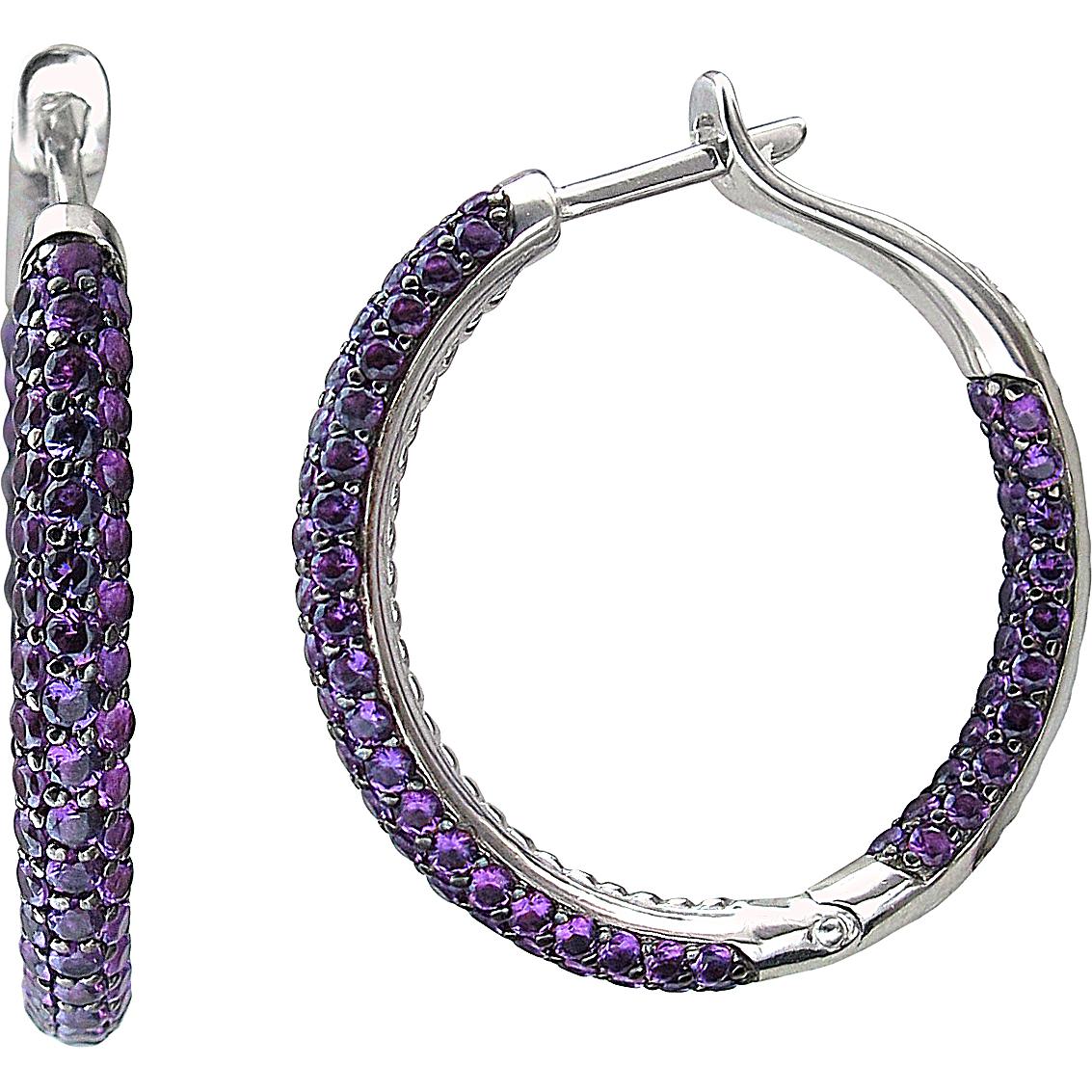 

Серьги женские из серебра Мириада Б19С250102, фианит, Б19С250102