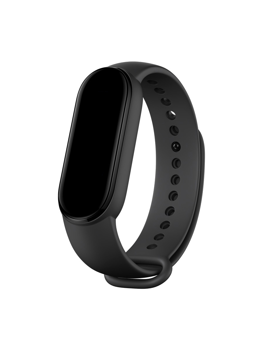 Ремешок силиконовый Zibelino для Xiaomi Mi Band 3/ 4 Black