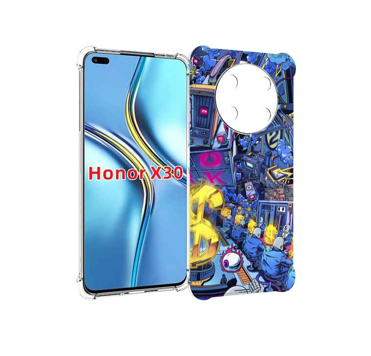 

Чехол MyPads футуристичная картинка для Honor X30 / Magic4 Lite 5G, Прозрачный, Tocco