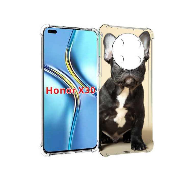 

Чехол MyPads французскии бульдог для Honor X30 / Magic4 Lite 5G, Прозрачный, Tocco