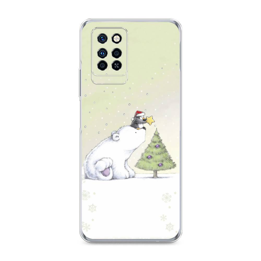 

Чехол для Infinix Note 10 Pro "Украшение елки", Белый;бежевый, 3100150-5