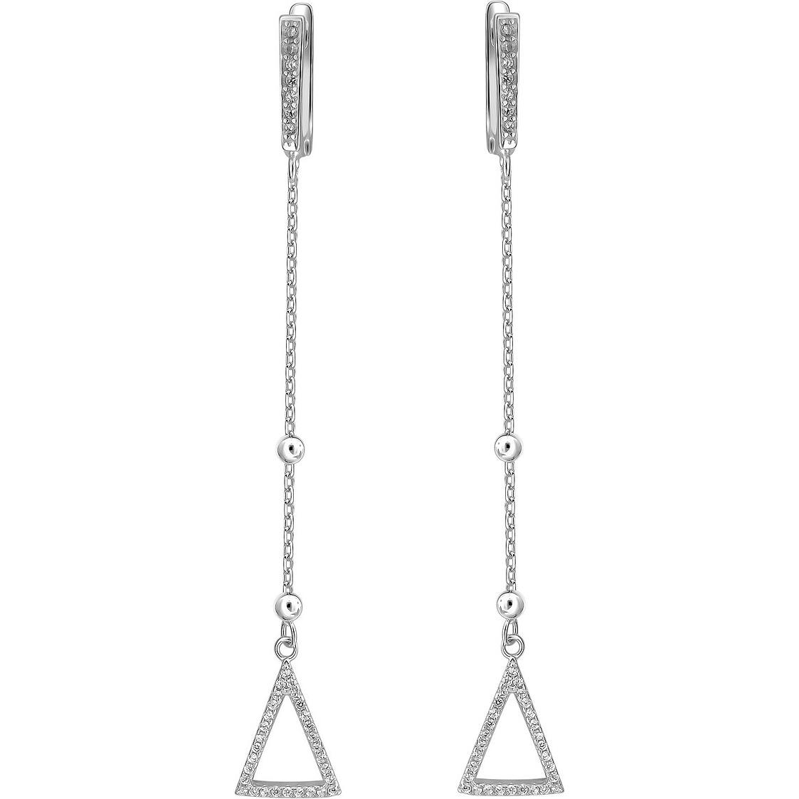 

Серьги женские из серебра Эстет Т4С15029405, фианит, Т4С15029405
