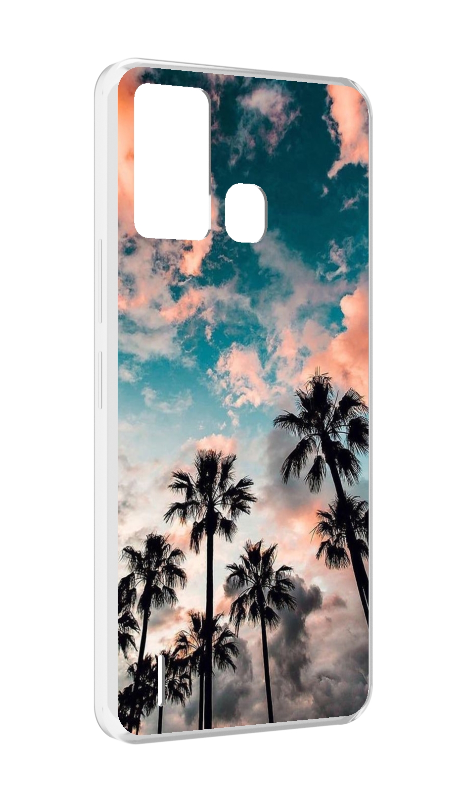 

Чехол MyPads небо-с-пальмами для ITEL S16 / ITEL Vision 1 Pro, Прозрачный, Tocco