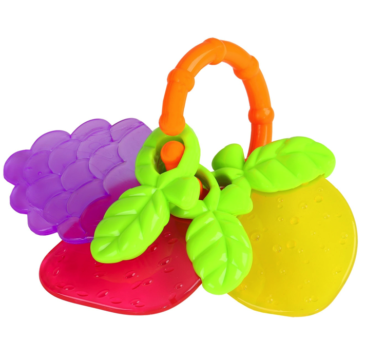 фото Погремушка прорезыватель smart baby фрукты, игрушка для малышей, 21,5х16,5х4 см