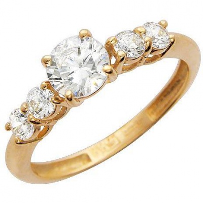 

Кольцо из серебра р. 16 Эстет 01К154878А, фианит, 01К154878А