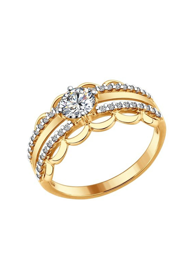 

Кольцо из серебра с фианитом р. , SOKOLOV 93010633, 93010633_k