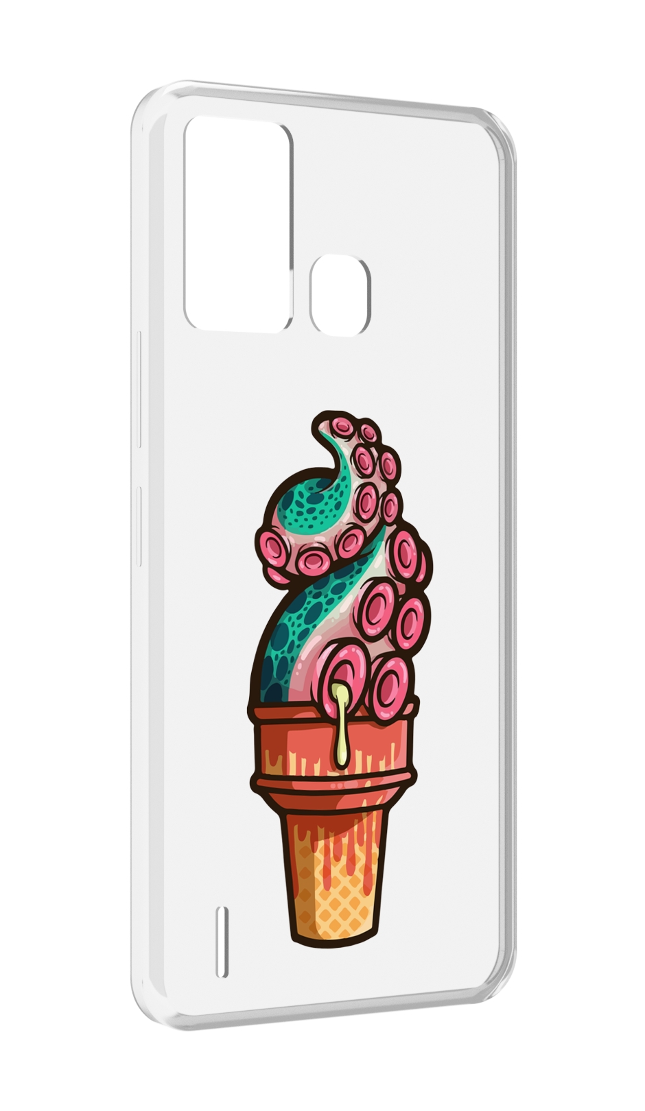 

Чехол MyPads мороженное для ITEL S16 / ITEL Vision 1 Pro, Прозрачный, Tocco