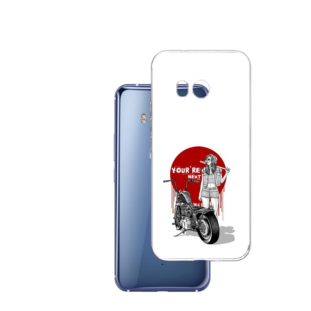 

Чехол MyPads Tocco для HTC U11 девушка с мотоциклом, Прозрачный, Tocco