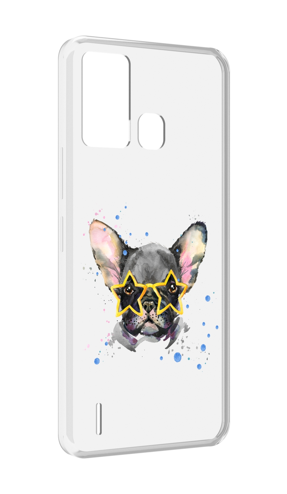 

Чехол MyPads буля в очках для ITEL S16 / ITEL Vision 1 Pro, Прозрачный, Tocco