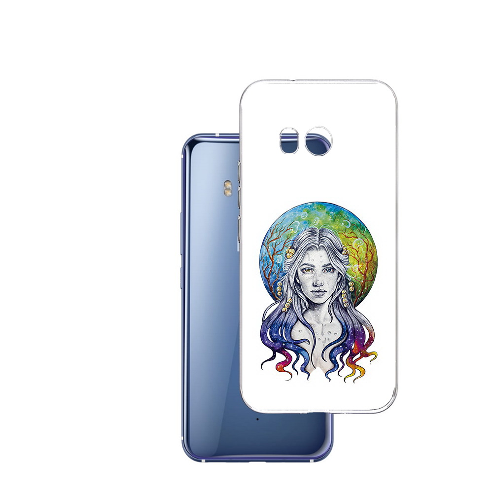 

Чехол MyPads Tocco для HTC U11 девушка с красивыми волосами, Прозрачный, Tocco